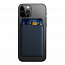 Магнитный карман MagSafe для карточки на iPhone темно-синий