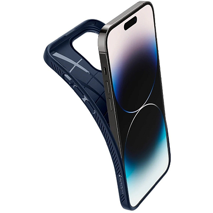 Чехол для iPhone 14 Pro Max гелевый Spigen Liquid Air синий