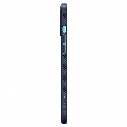 Чехол для iPhone 12 Pro Max гелевый Spigen SGP Liquid Air темно-синий