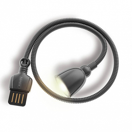 USB светильник на гибкой ножке Remax RT-E602 черный