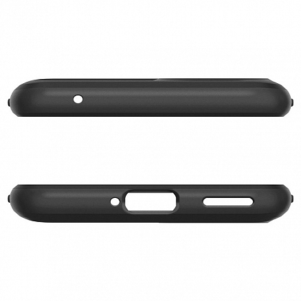 Чехол для OnePlus 9 Pro гибридный Spigen Ultra Hybrid прозрачно-черный матовый