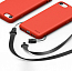 Чехол для iPhone 7, 8, SE 2020, SE 2022 гелевый ультратонкий Ringke Air S красный