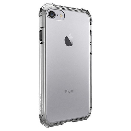 Чехол для iPhone 7, 8 гибридный Spigen SGP Crystal Shell прозрачно-черный