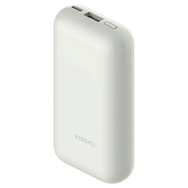 Внешний аккумулятор Xiaomi Mi Pocket Edition Pro 10000мАч (USB, Type-C, ток 3A, быстрая зарядка QC, 33Вт) белый