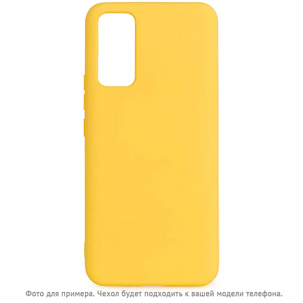 Чехол для Huawei Y6p силиконовый CASE Cheap Liquid желтый