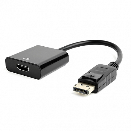 Переходник DisplayPort - HDMI (папа - мама) 10 см Cablexpert черный
