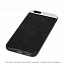 Чехол для iPhone 6, 6S гибридный с блестками Beeyo Glossy Magnet черный