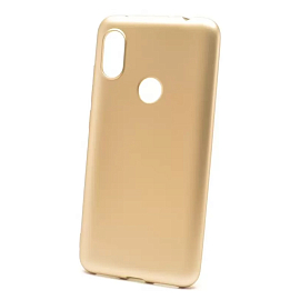 Чехол для Huawei Y6 2019 силиконовый CASE Deep Matte золотистый