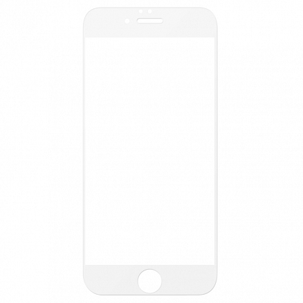 Защитное стекло для iPhone 7 Plus, 8 Plus на весь экран с защитой от подглядываний Baseus Anti-peeping 3D 0.23 мм белое