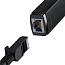 Переходник USB - Ethernet RJ45 1000 Мбит/с Baseus Lite Series черный