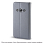 Чехол для Microsoft Lumia 550 кожаный - книжка GreenGo Smart Magnet серый
