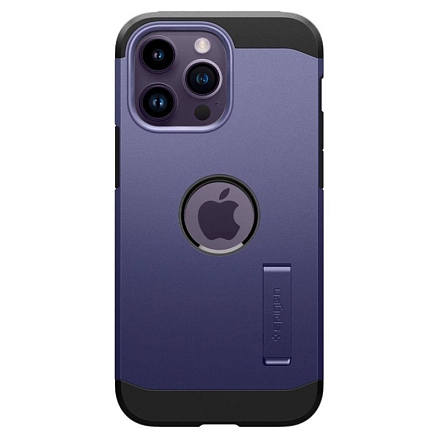 Чехол для iPhone 14 Pro Max гибридный для экстремальной защиты Spigen Tough Armor MagSafe темно-фиолетовый