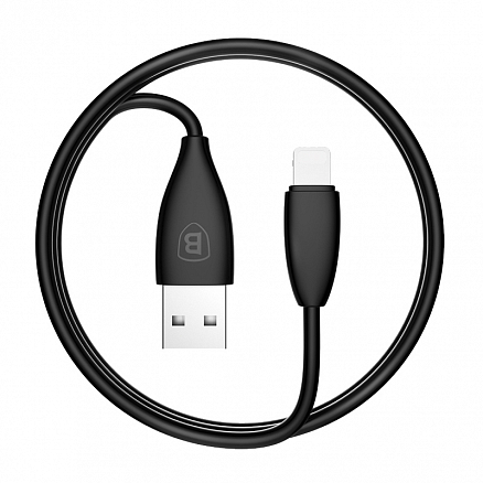 Кабель USB - Lightning для зарядки iPhone 1,2 м 2А Baseus Small Pretty черный