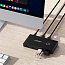 USB 3.0 Switch 2х4 порта (2 USB входа на 4 USB выхода) Ugreen US216 с питанием MicroUSB черный