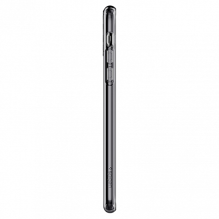 Чехол для iPhone 11 Pro Max гелевый ультратонкий Spigen SGP Liquid Crystal прозрачный черный