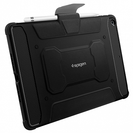 Чехол для iPad 10.2, 10.2 2020 гелевый Spigen SGP Rugged Armor Pro черный