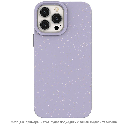 Чехол для iPhone 14 силиконовый Hurtel Eco фиолетовый