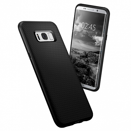 Чехол для Samsung Galaxy S8+ G955F гелевый Spigen SGP Liquid Air черный