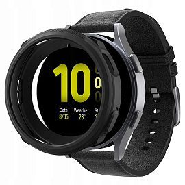 Чехол для Samsung Galaxy Watch 4, Watch 5 44 мм гелевый Spigen SGP Liquid Air черный