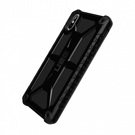 Чехол для iPhone XS Max гибридный для экстремальной защиты Urban Armor Gear UAG Monarch черный