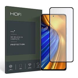 Защитное стекло для Xiaomi Poco F4 на весь экран Hofi Glass Pro+ черное
