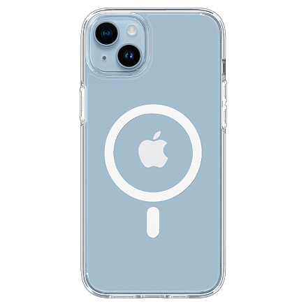 Чехол для iPhone 14 гибридный Spigen Ultra Hybrid MagSafe белый