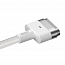 Кабель Type-C - MagSafe для зарядки Macbook длина 2 м 60W магнитный плетеный с T-образным штекером Baseus Zinc белый