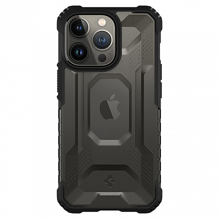 Чехол для iPhone 13 Pro гибридный Spigen Nitro Force прозрачно-черный матовый