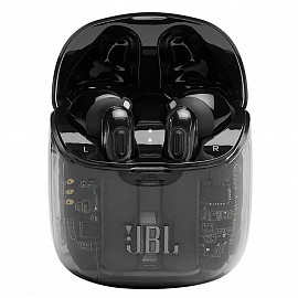Наушники TWS беспроводные JBL Tune 225 вкладыши с микрофоном прозрачно-черные