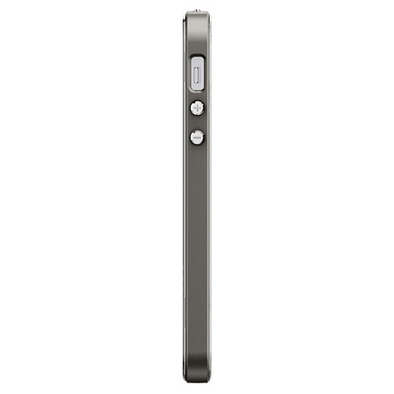 Чехол для iPhone 5, 5S, SE гибридный Spigen SGP Neo Hybrid Crystal прозрачно-серый
