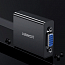 Переходник (преобразователь) HDMI - VGA, 3,5 мм длина 17 см Ugreen MM103 с питанием MicroUSB черный