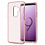 Чехол для Samsung Galaxy S9+ гелевый с блестками Spigen SGP Liquid Crystal Glitter прозрачный розовый