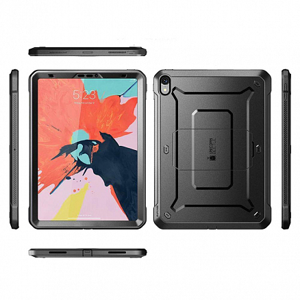 Чехол для iPad Pro 12.9 2018 гибридный с защитой экрана Supcase Unicorn Beetle Pro черный