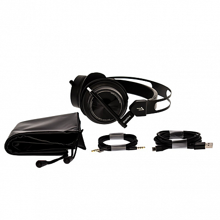 Наушники 1More Spearhead VR H1005 7.1 полноразмерные с микрофоном игровые черные