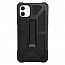 Чехол для iPhone 11 гибридный для экстремальной защиты Urban Armor Gear UAG Monarch черный