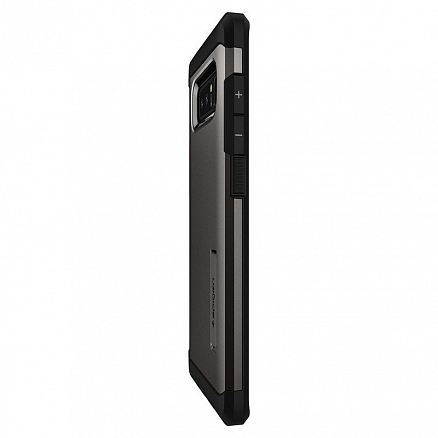Чехол для Samsung Galaxy Note 8 гибридный для экстремальной защиты Spigen SGP Tough Armor черно-серый