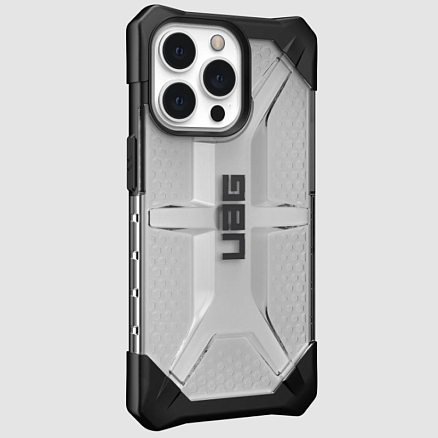 Чехол для iPhone 13 Pro гибридный для экстремальной защиты Urban Armor Gear UAG Plasma прозрачный