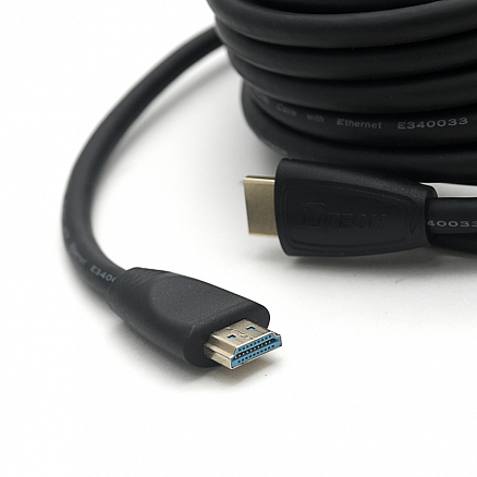 Кабель HDMI - HDMI (папа - папа) длина 10 м версия 2.0 Dtech H008