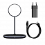 Беспроводная магнитная зарядка 2-в-1 MagSafe для iPhone и AirPods 20W Baseus Swan черная