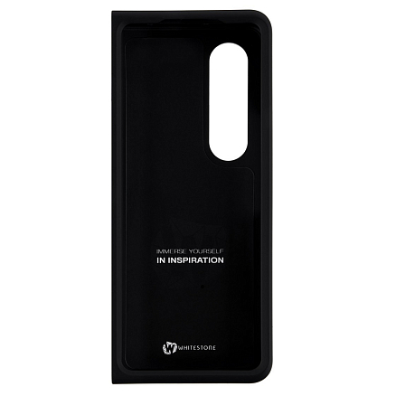 Чехол для Samsung Galaxy Z Fold 4 книжка WhiteStone Contrast черный