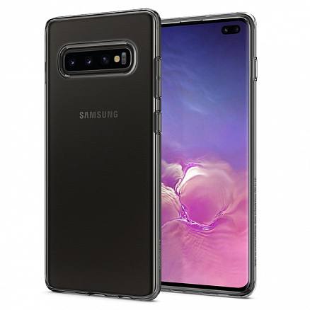 Чехол для Samsung Galaxy S10+ G975 гелевый ультратонкий Spigen SGP Liquid Crystal прозрачный