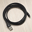 Кабель USB - MicroUSB для зарядки 1,5 м 2A плетеный Baseus Yiven черный