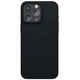 Чехол для iPhone 15 Pro силиконовый VLP Aster черный