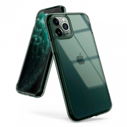 Чехол для iPhone 11 Pro гибридный Ringke Fusion прозрачно-зеленый