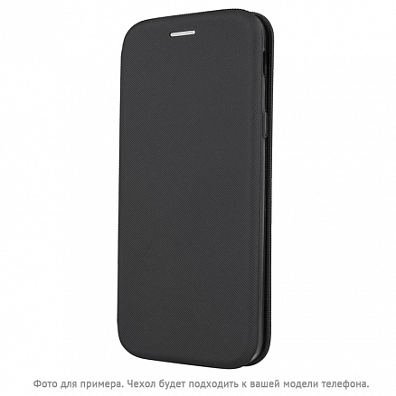 Чехол для Samsung Galaxy A40 кожаный - книжка GreenGo Smart Viva черный