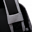 Рюкзак однолямочный Ozuko 8963 с отделением для планшета и USB портом антивор черно-серый
