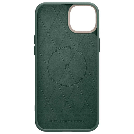 Чехол для iPhone 14 Plus гелевый Spigen Cyrill Ultra Color MagSafe зеленый