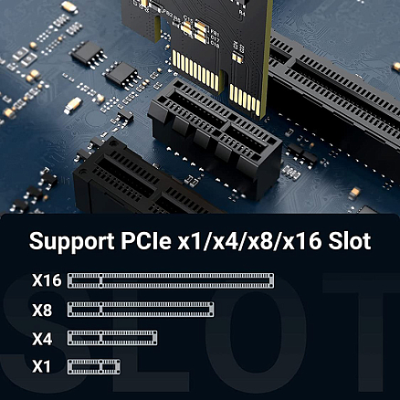 Адаптер PCI-E на 4 порта USB 3.0 Ugreen CM468 серебристый