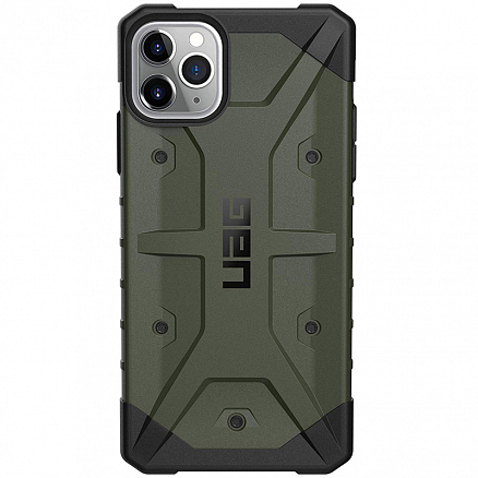 Чехол для iPhone 11 Pro Max гибридный для экстремальной защиты Urban Armor Gear UAG Pathfinder темно-зеленый