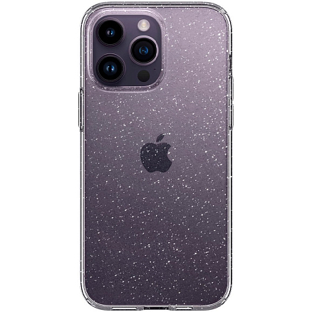 Чехол для iPhone 14 Pro Max гелевый с блестками Spigen Liquid Crystal Glitter прозрачный